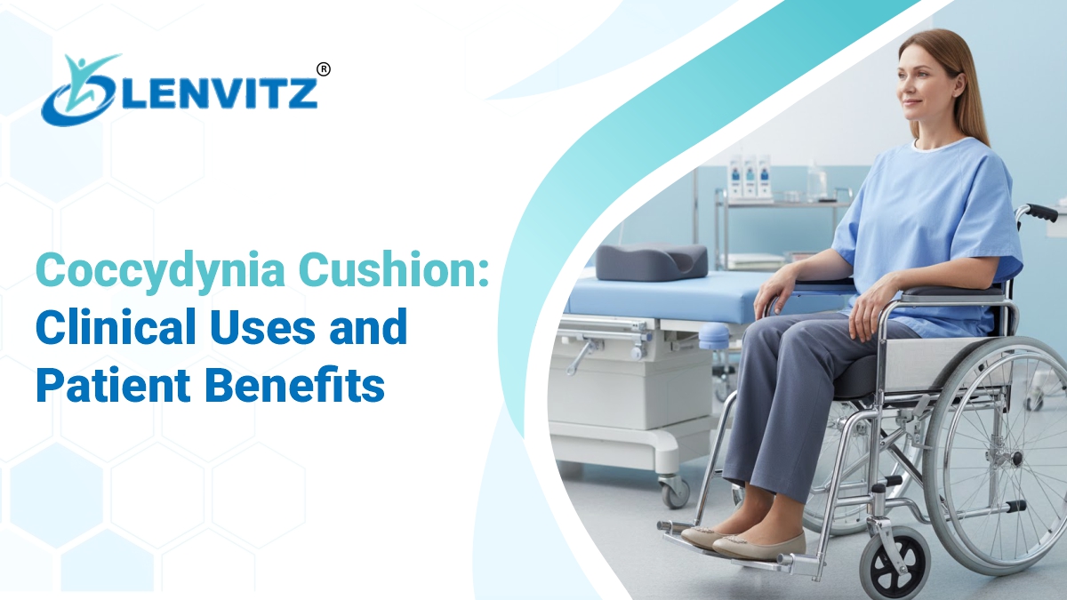 Coccydynia cushion used for tailbone pain relief with gel cushion support